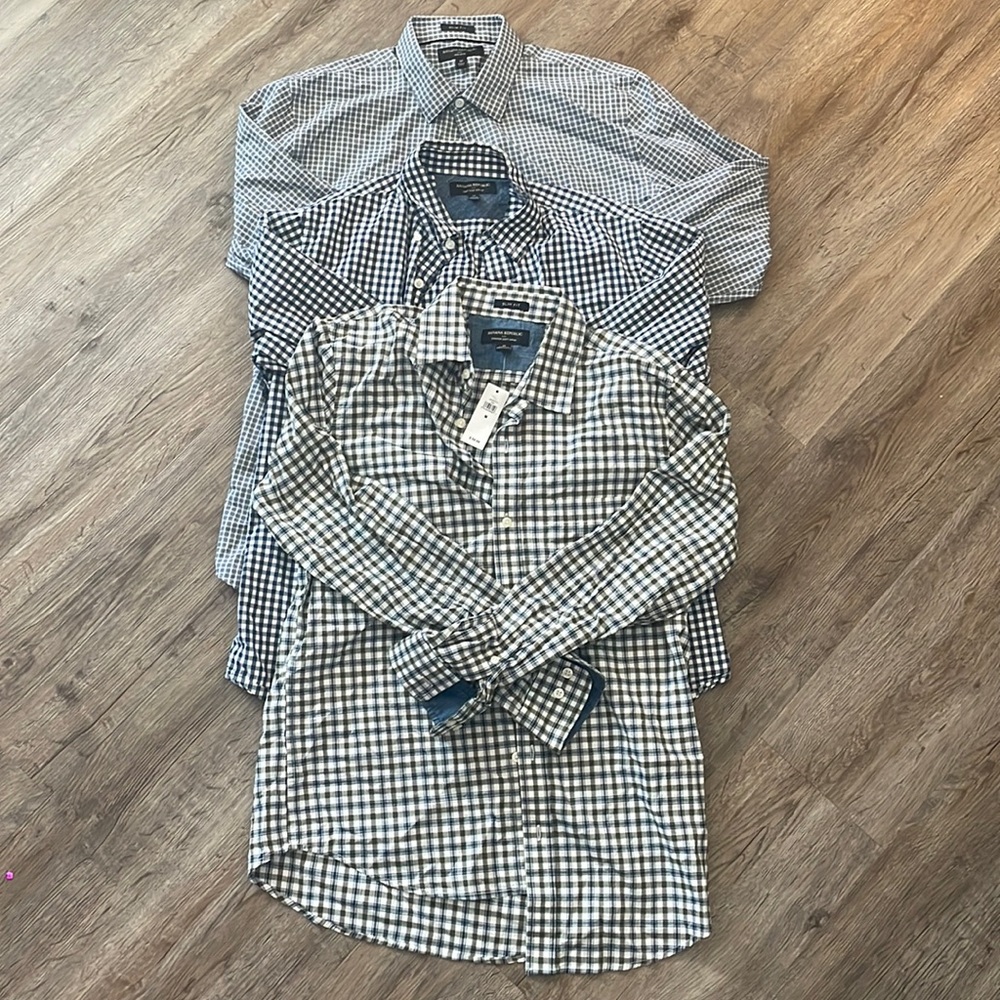 Bundle of 3 - men’s slim fit button down Banana Republic
